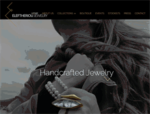Tablet Screenshot of eleftherioujewelry.com